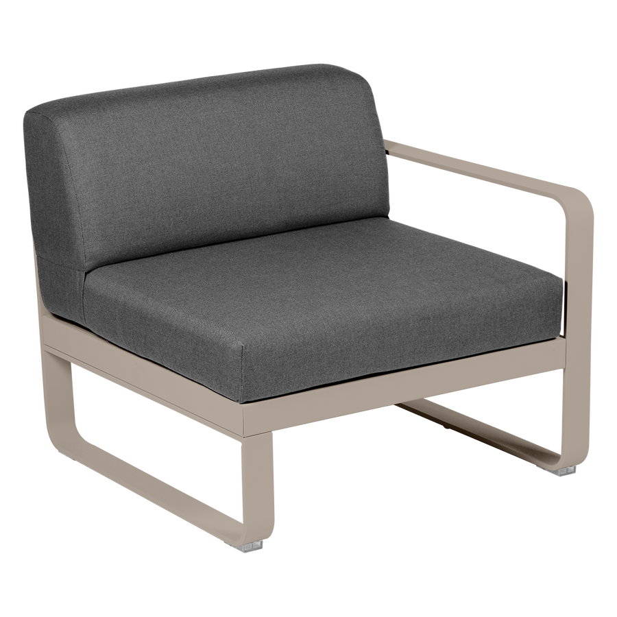 Bellevie 1 Seater Right Module - Graphite Grey Cushions