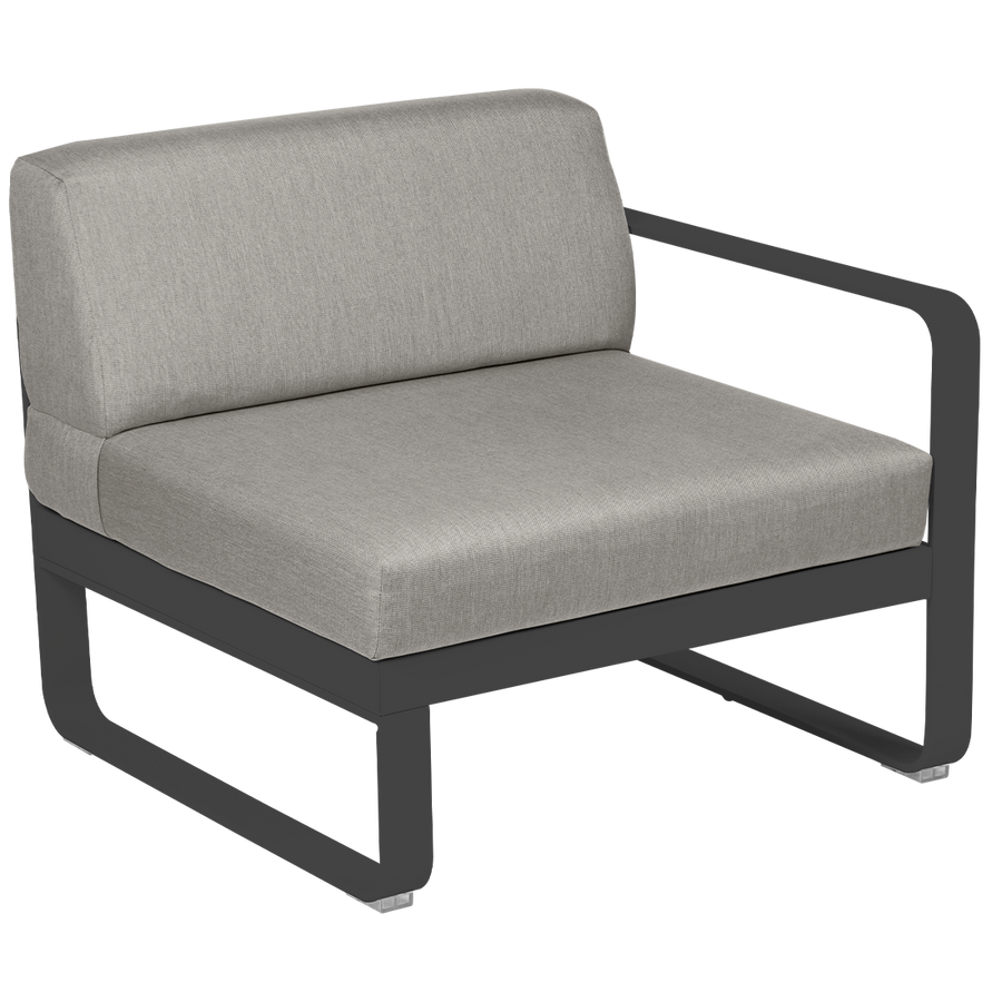 Bellevie 1 Seater Right Module - Grey Taupe Cushions