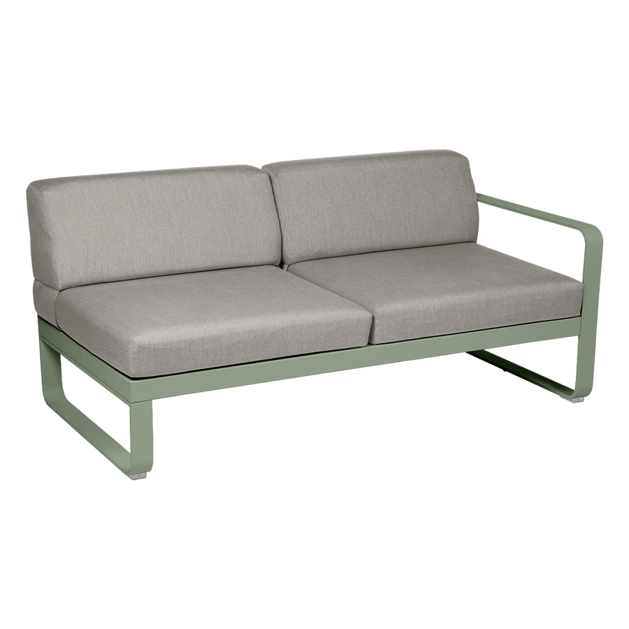 Bellevie 2 Seater Right Module - Grey Taupe Cushions