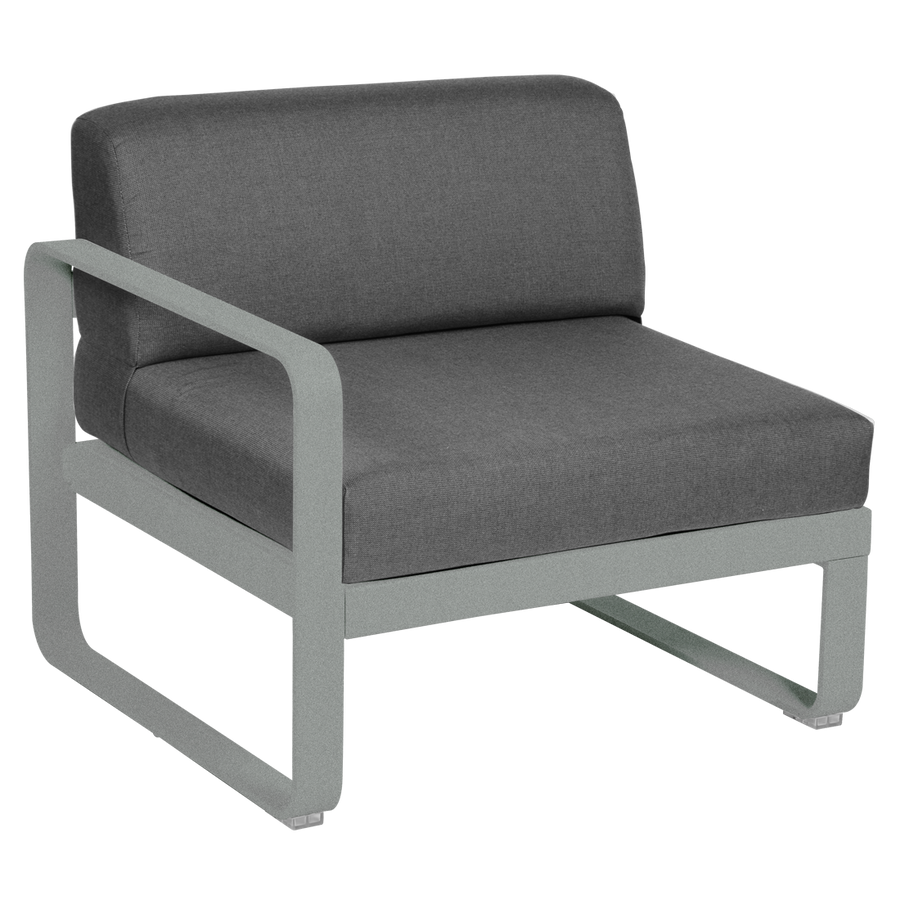 Bellevie 1 Seater Left Module - Graphite Grey Cushions