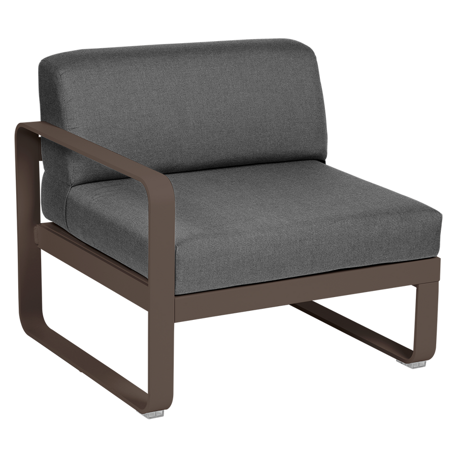 Bellevie 1 Seater Left Module - Graphite Grey Cushions