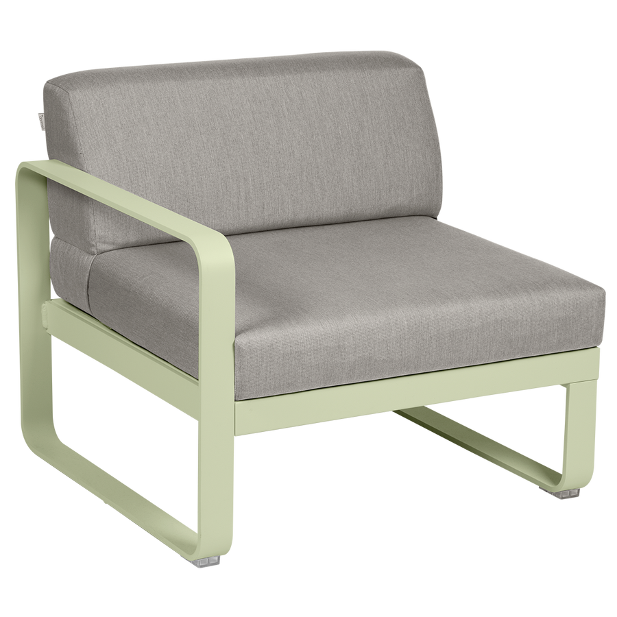 Bellevie 1 Seater Left Module - Grey Taupe Cushions