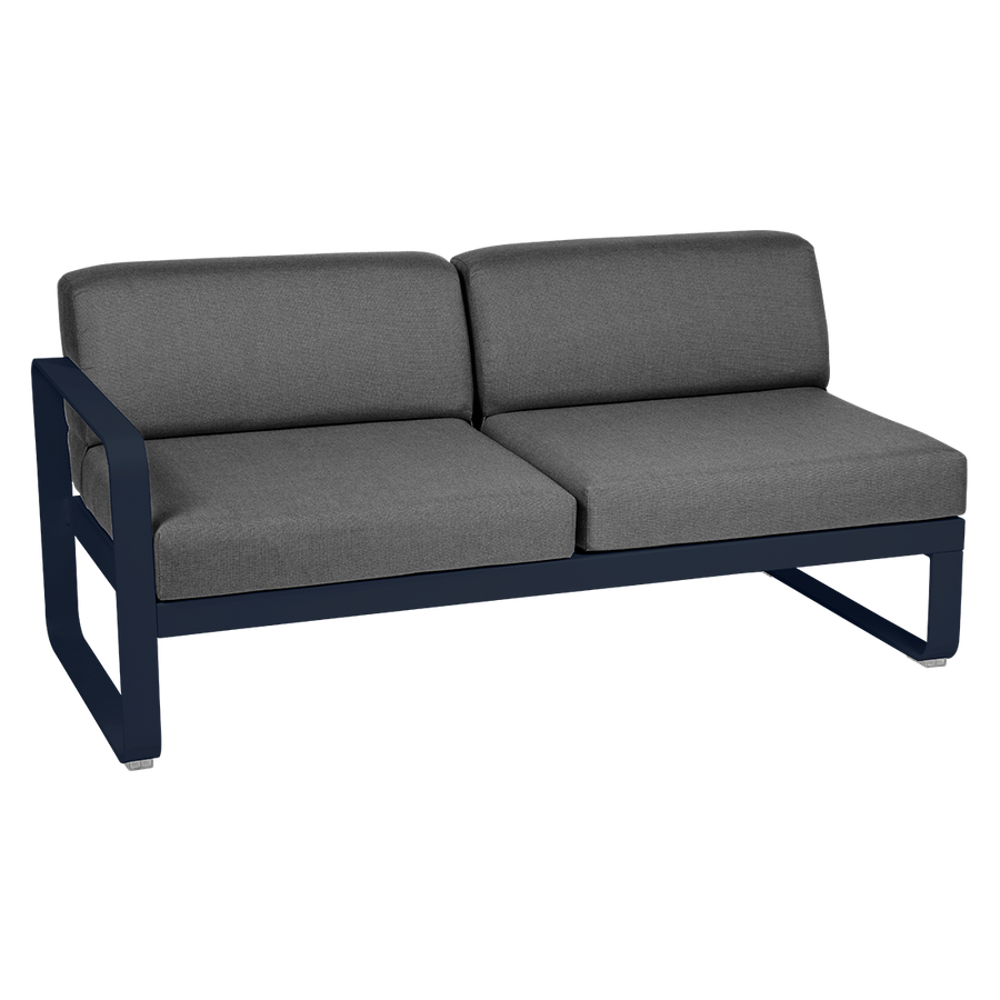 Bellevie 2 Seater Left Module - Graphite Grey Cushions