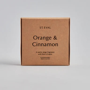 St. Eval Tealight 9 Pack - Orange & Cinnamon