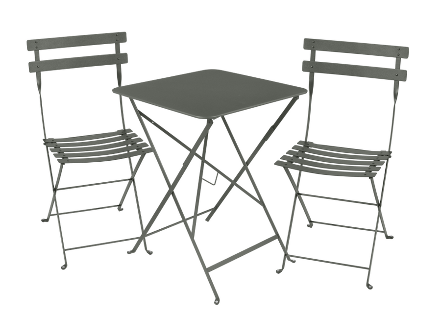 Bistro Set - Rosemary - 57cm Square Table and 2 Chairs