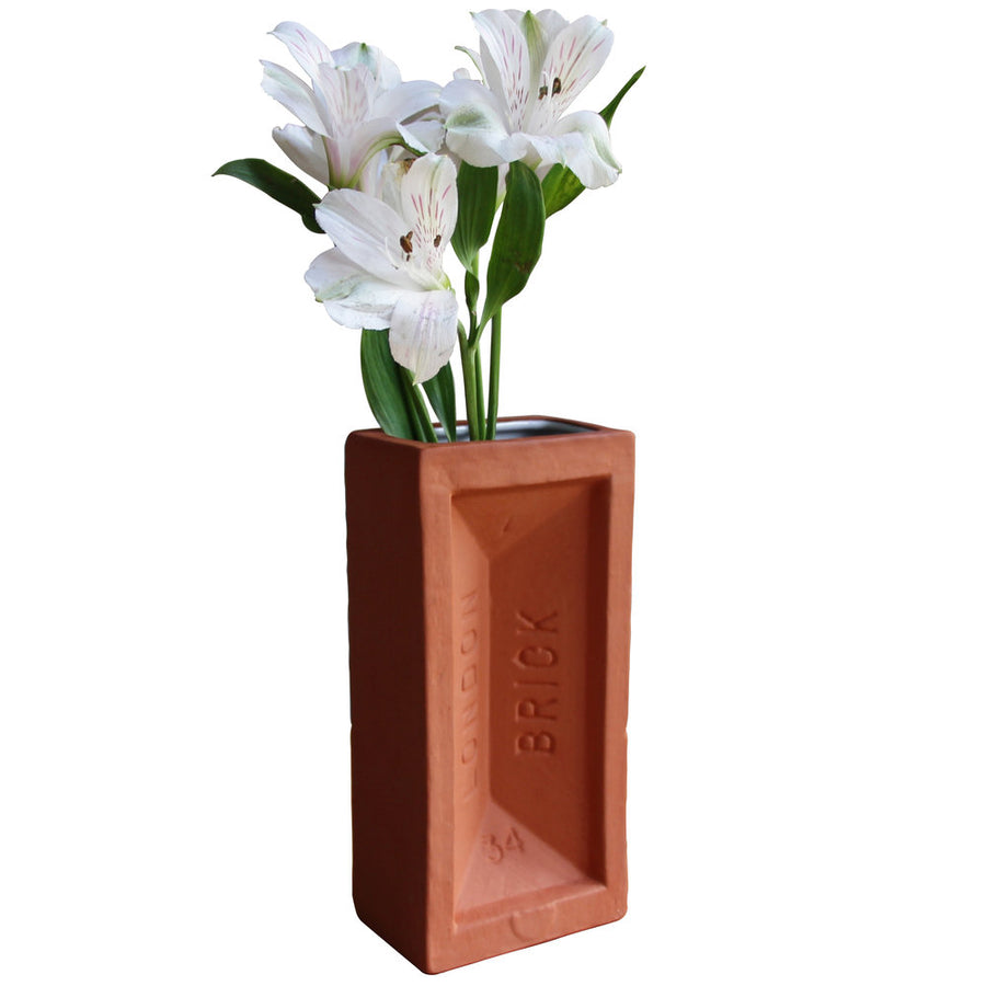 StolenForm Brick Vase Terracotta