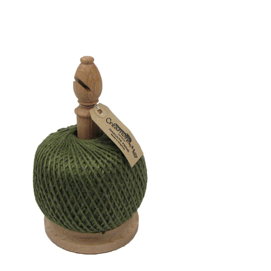 Creamore Mill - Oak Bishop Twine Stand with cutter (140m green twine)