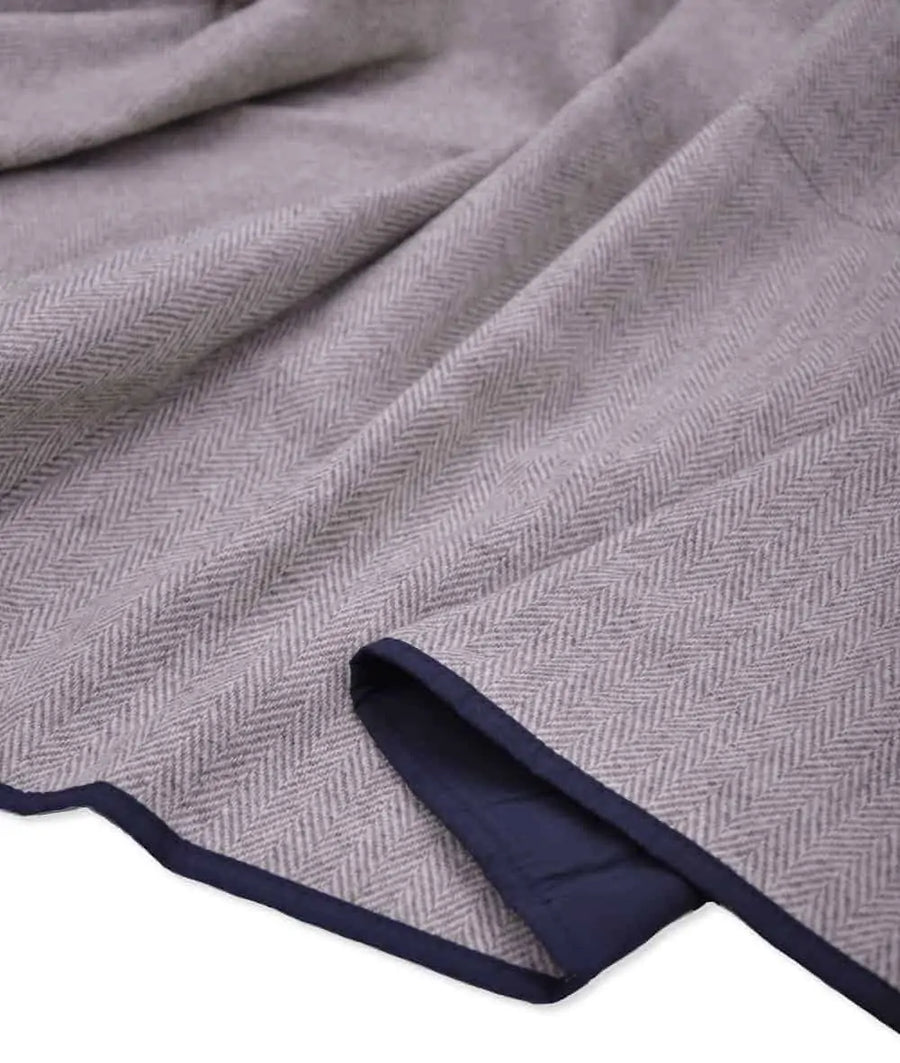 So Cosy- Picnic Fold Away Blanket Violet Navy