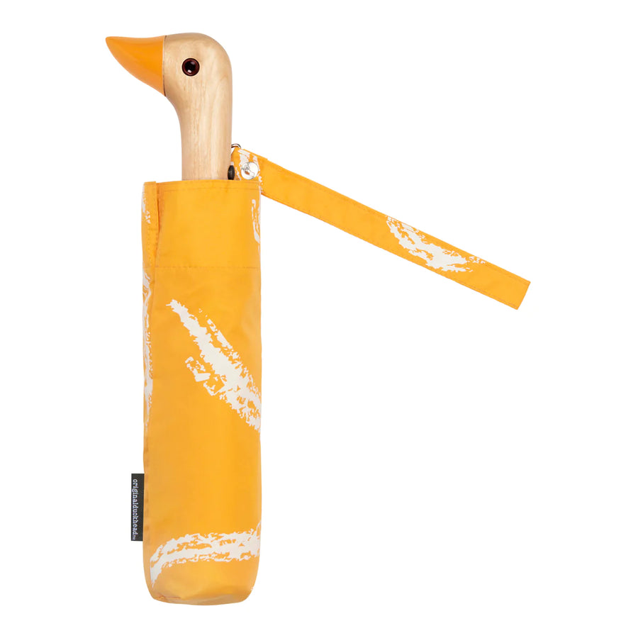 Original Duckhead Compact Umbrella Saffron Brush