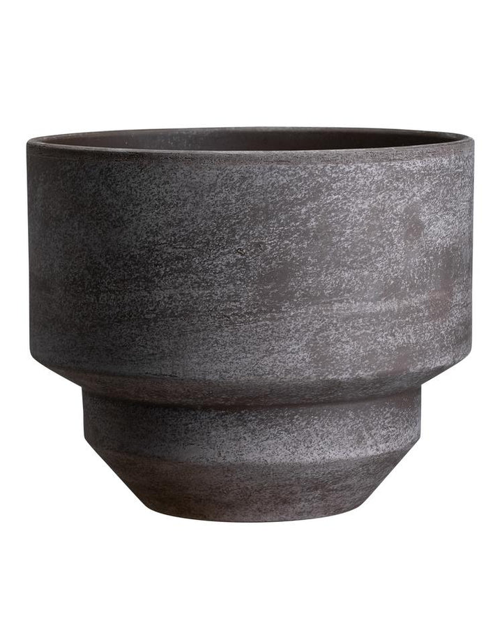 Bergs - The Hoff Plant Pot & Saucer Raw Grey 30 cm